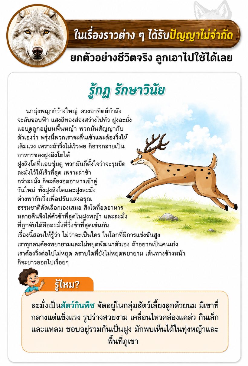 สอนวินัยผ่านเรื่องเล่า